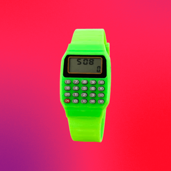 RELOJ DIGITAL DINAX CON CALCULADORA DXRELCALCU