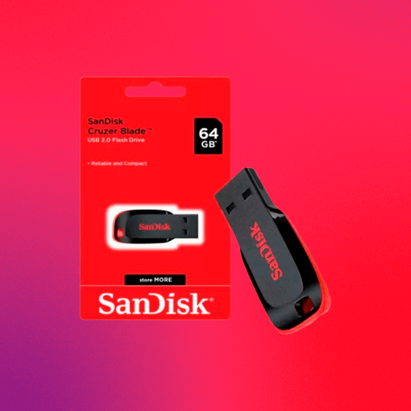 PENDRIVE SANDISK 64GB CRUZER BLADE