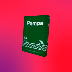 PAPEL A4 PAMPA 75G RESMA 500 H0JAS