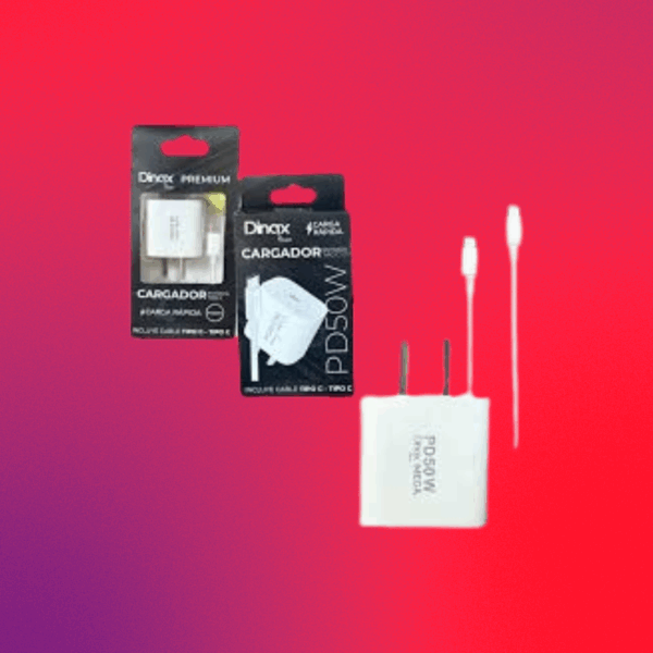CARGADOR TIPO C PD50W DINAX SN1CAR42TC