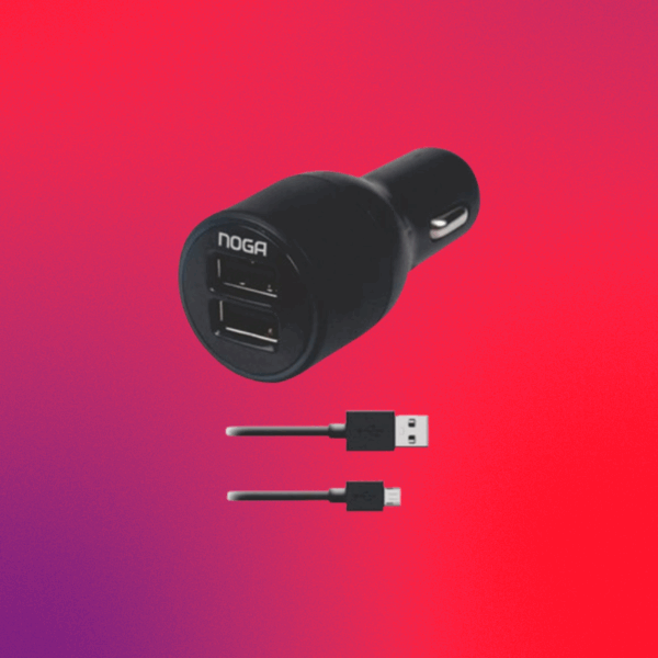 CARGADOR NOGA CAR USB 20 MICRO USB