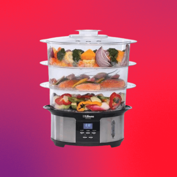 VAPORERA ELECTRICA CON 3 CESTAS