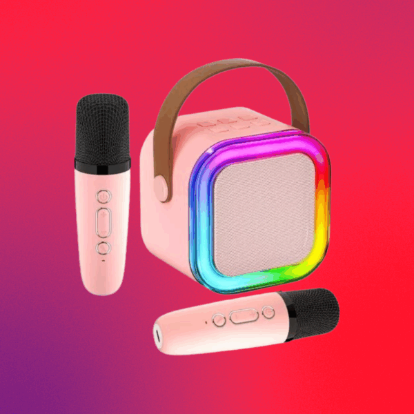 PARLANTE INALAMBRICO CON 2 MICROFONOS