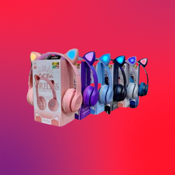 AURICULARES VINCHA P47 GATITO